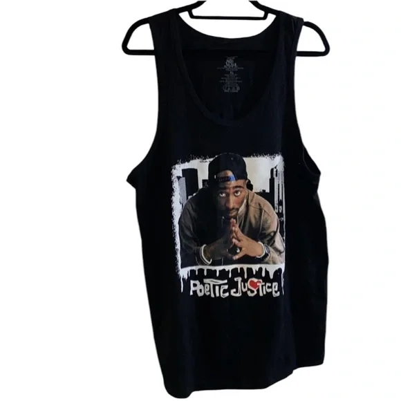 Poetic Justice Black Tank Top - Picture 5 of 12